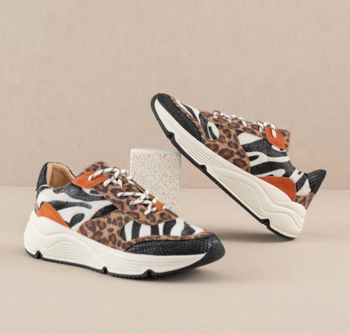 Penelope Animal Print Sneaker