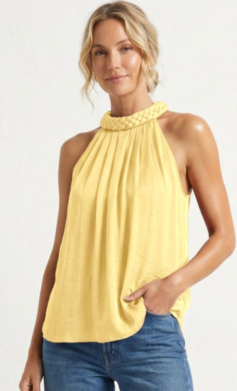 A Braided Neck Halter