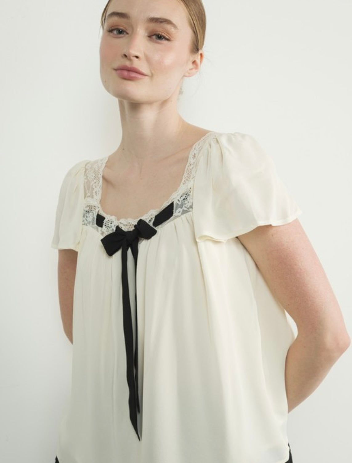 A Romantic Ribbon Blouse