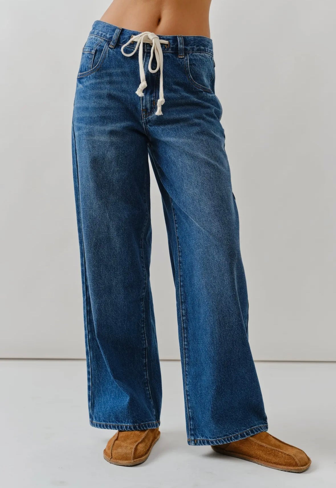 A Drawstring Denim