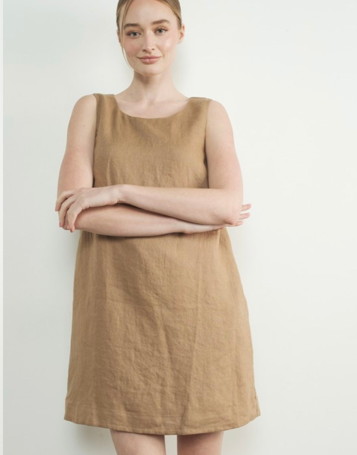 A Linen Shift Dress