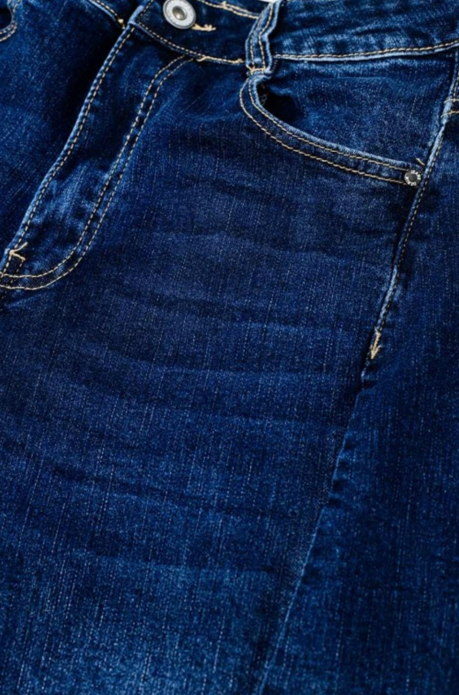 Wide-leg Cargo Denim