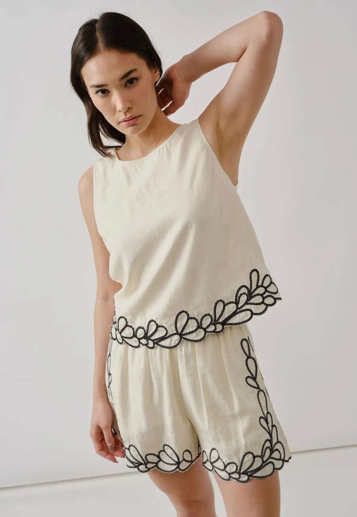 An Embroidered Set (Top Only)