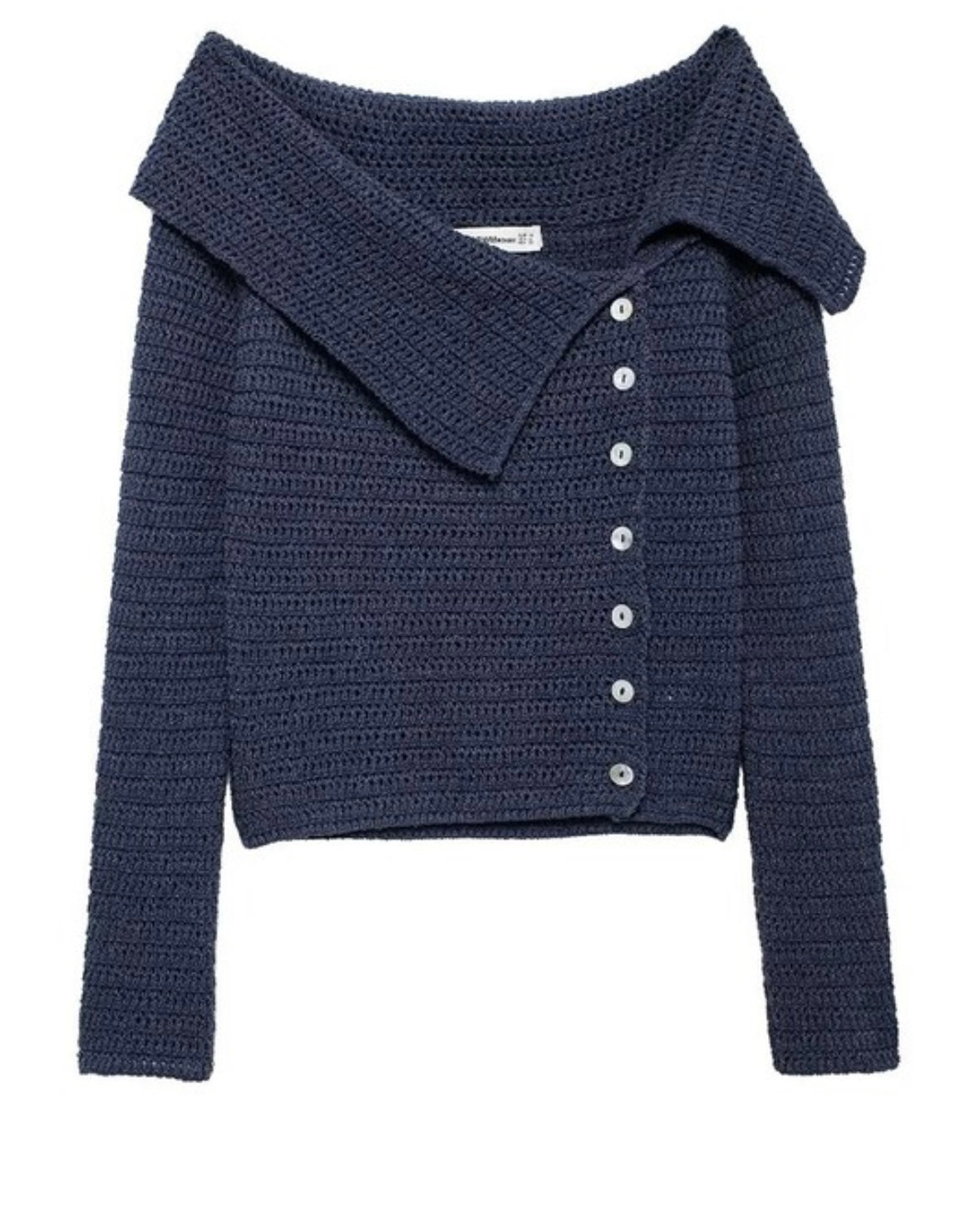 Asymmetrical Knit Cardi