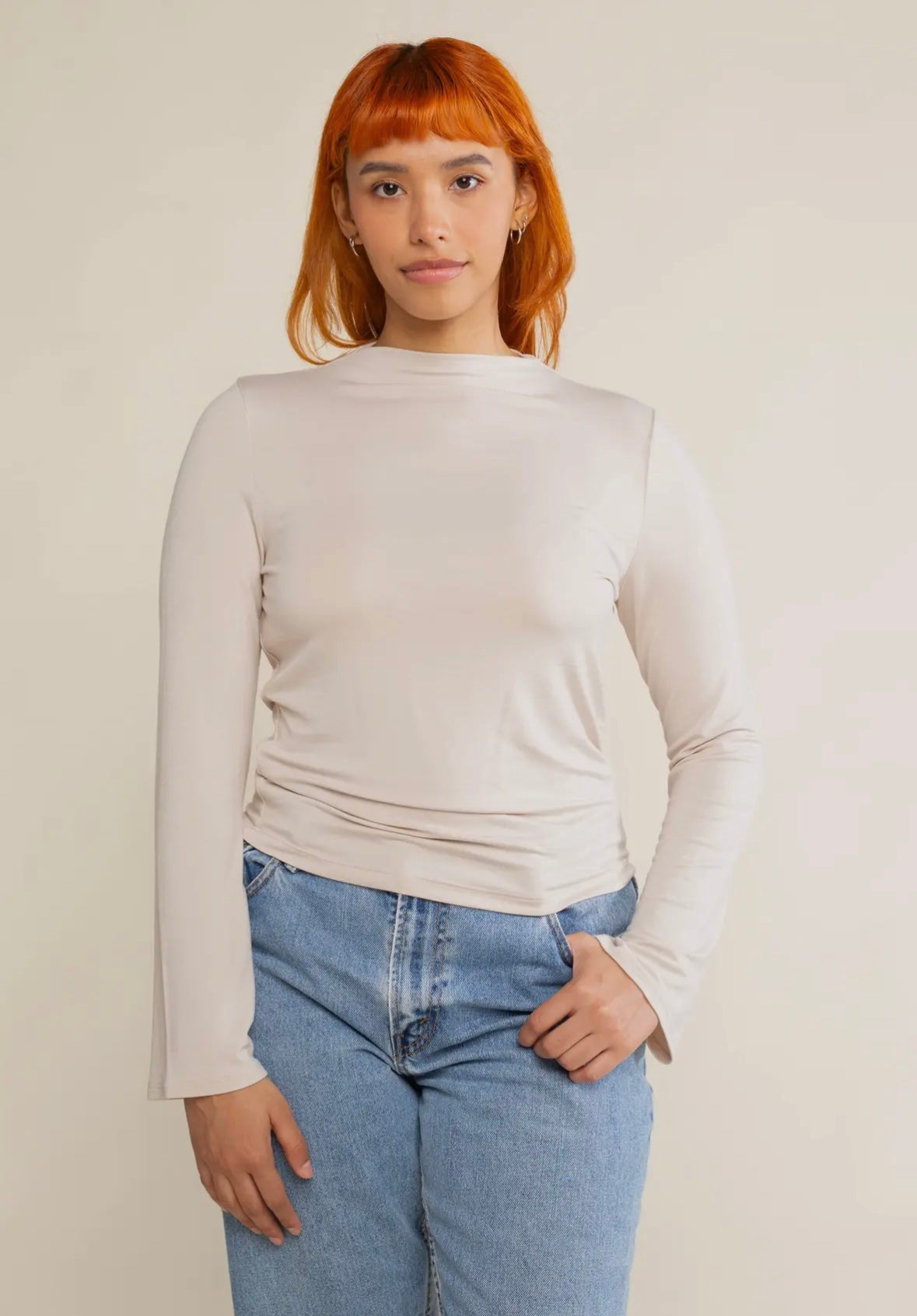 Bamboo Curvy Top (USA MADE TO ORDER)