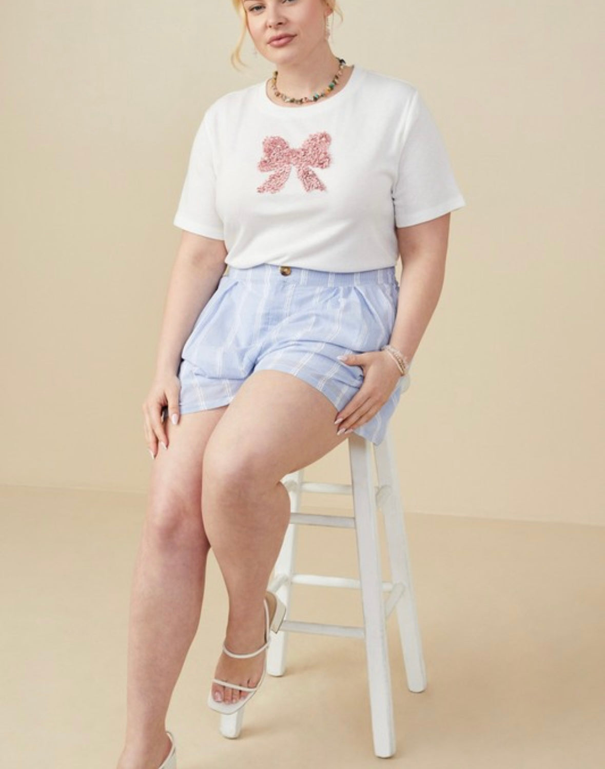 Curvy Eyelet Boxer Short