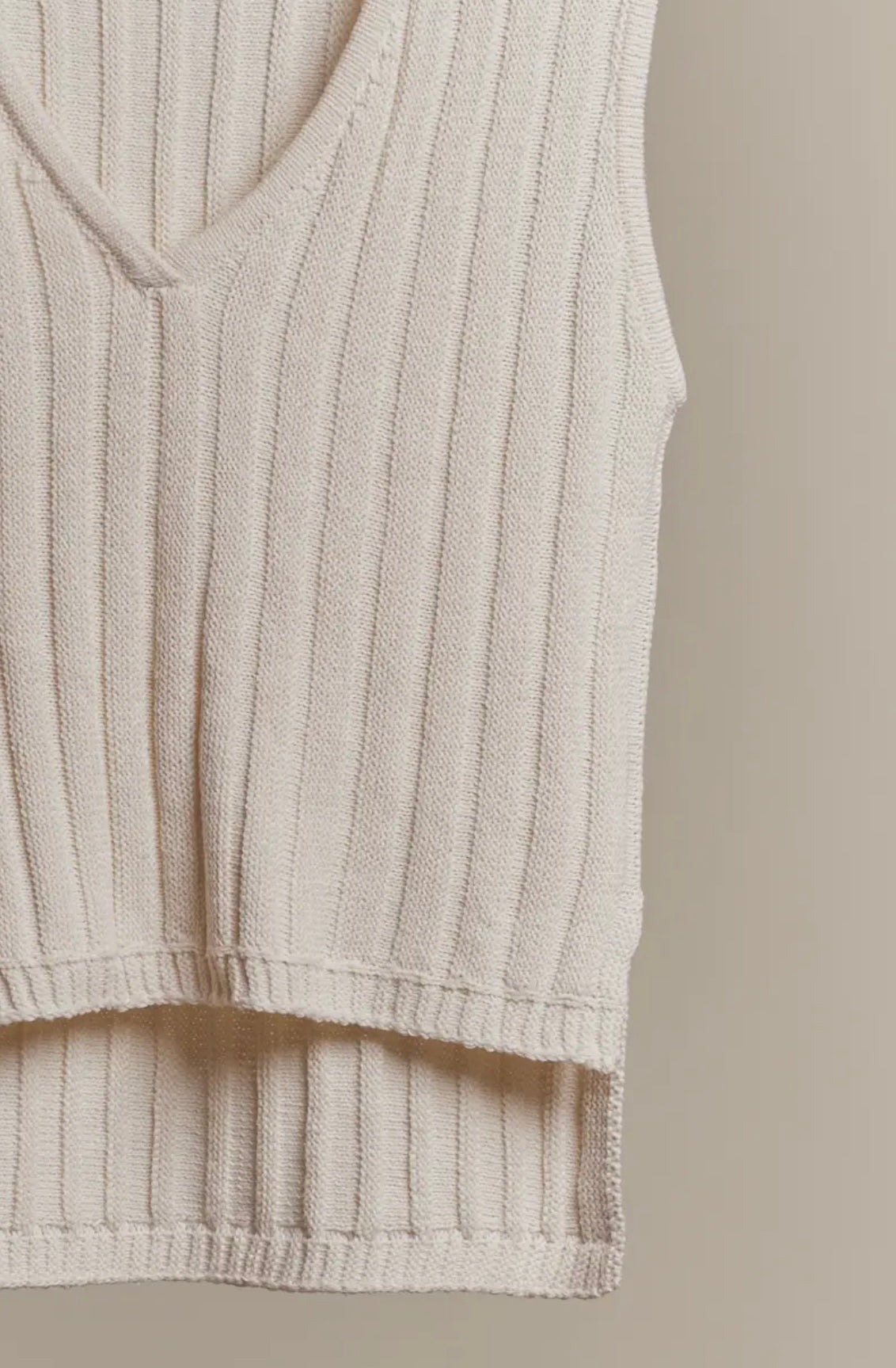 Ribbed Sweater Tank (set) LOL L