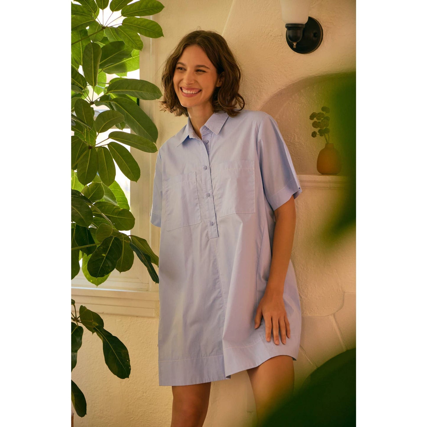 A-LINE SHIRT DRESS