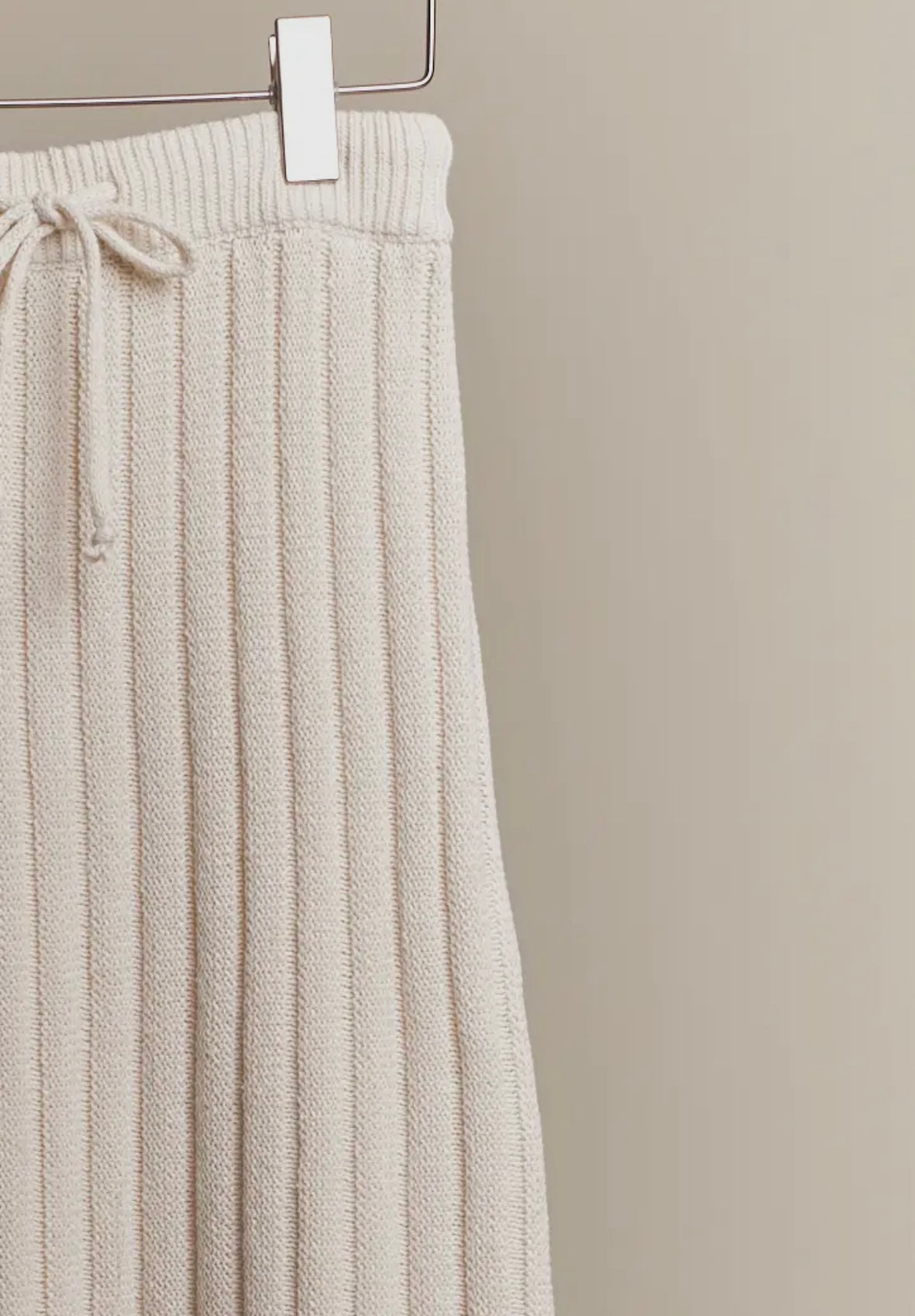 Ribbed Maxi Sweater Skirt (set)