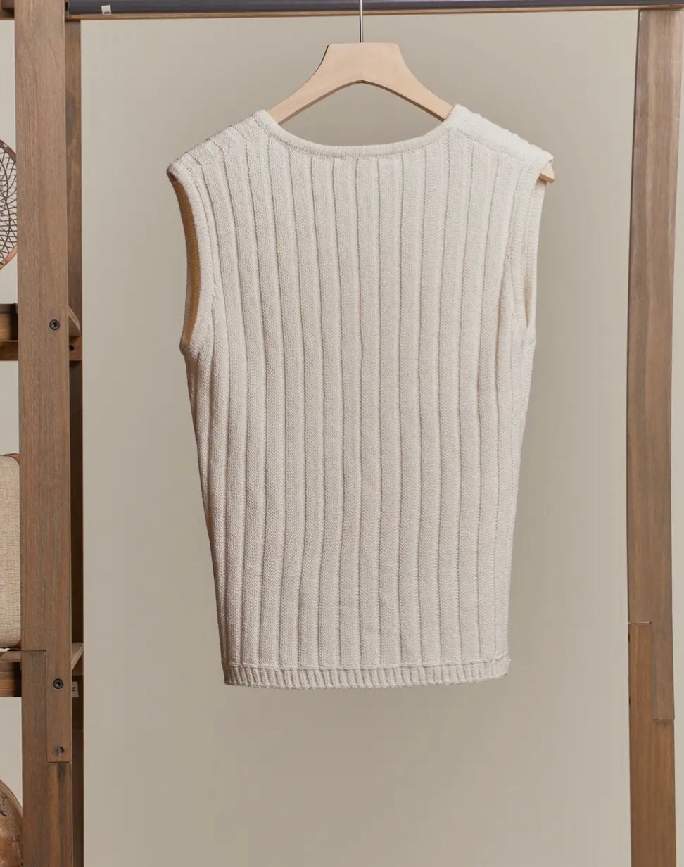 Ribbed Sweater Tank (set) LOL L
