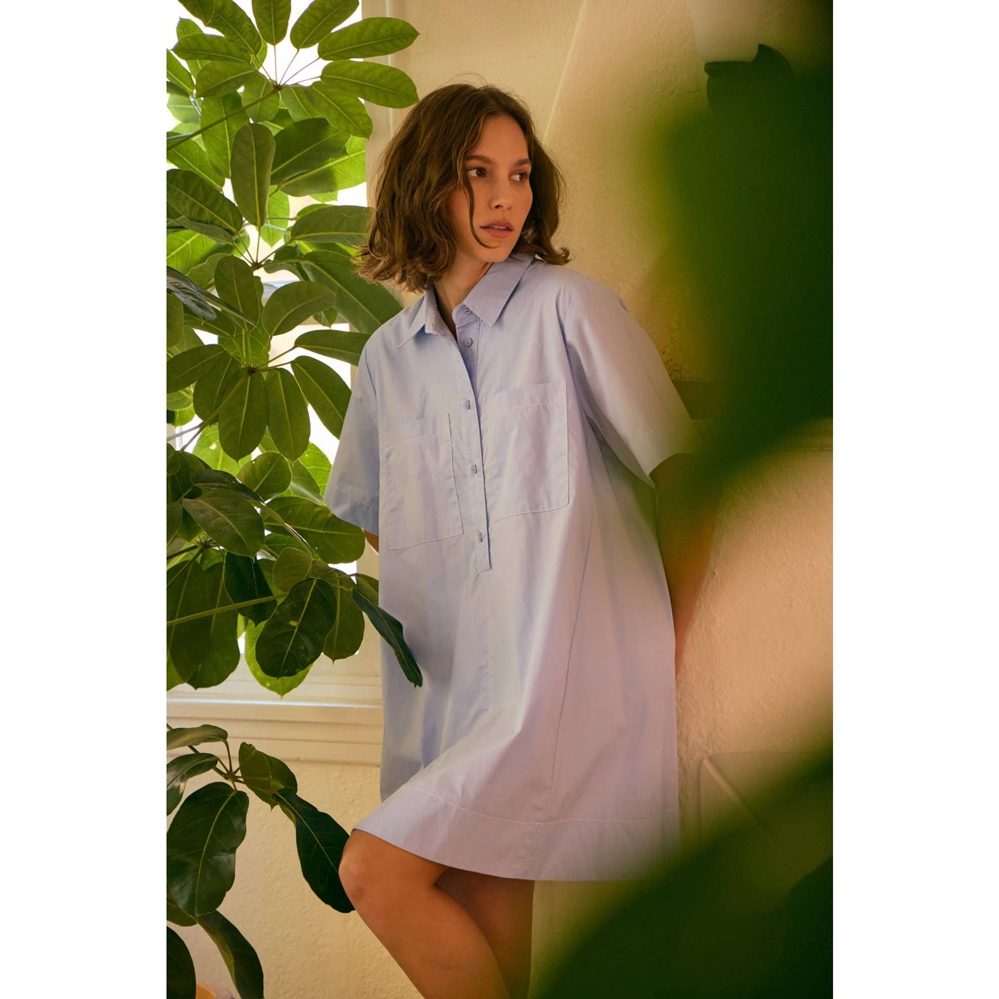 A-LINE SHIRT DRESS