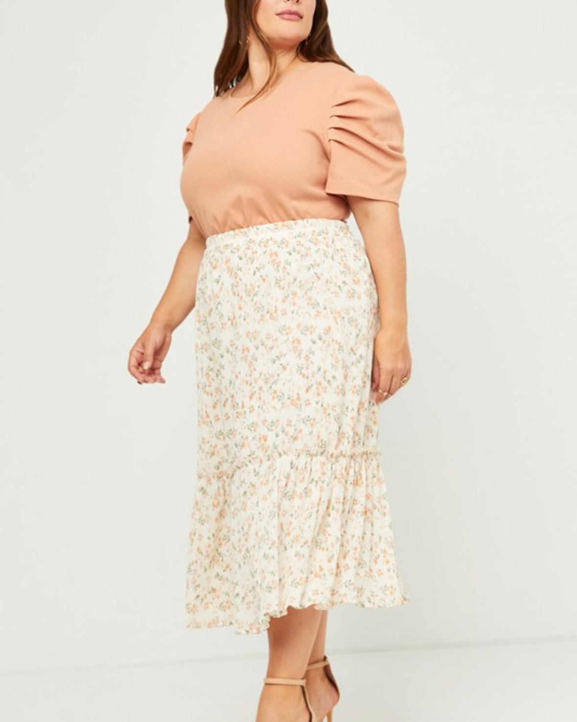 Curvy Midi Skirt