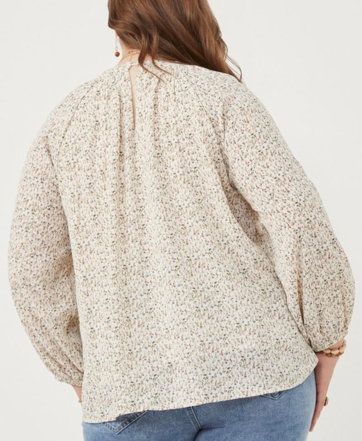 A Curvy Silky Blouse