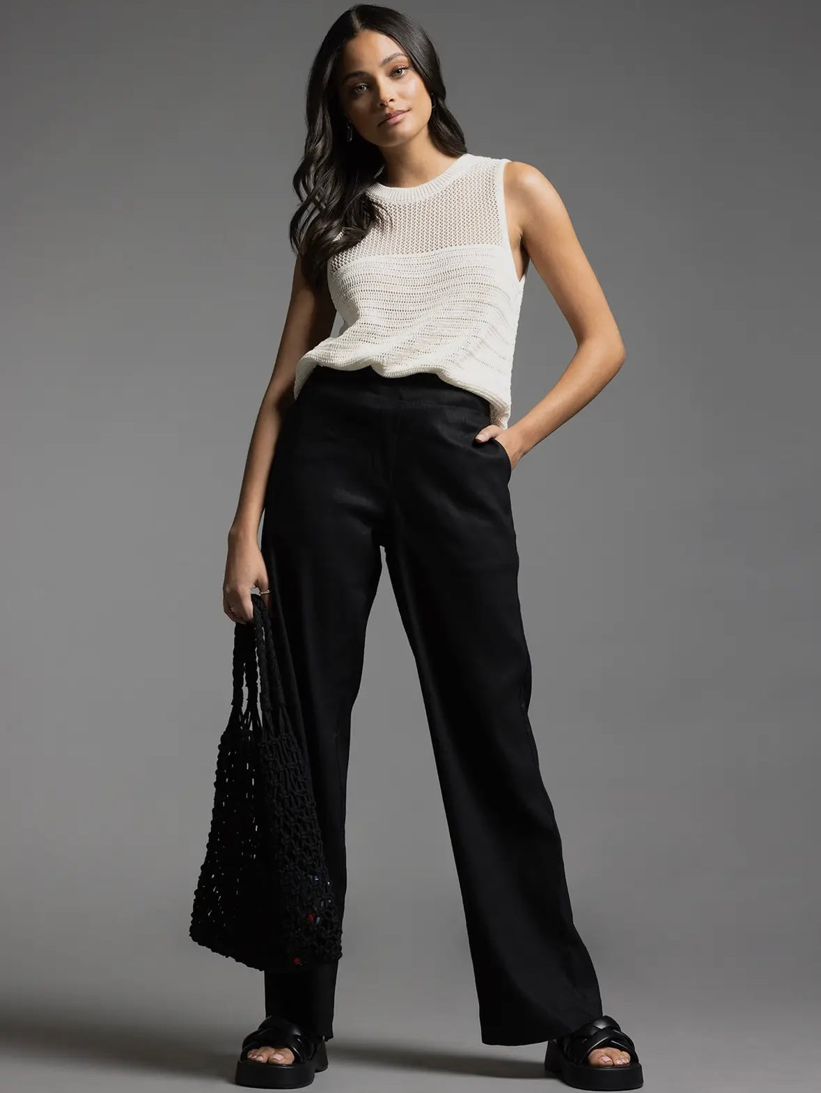Elevated Linen Trouser LOL XS Cream