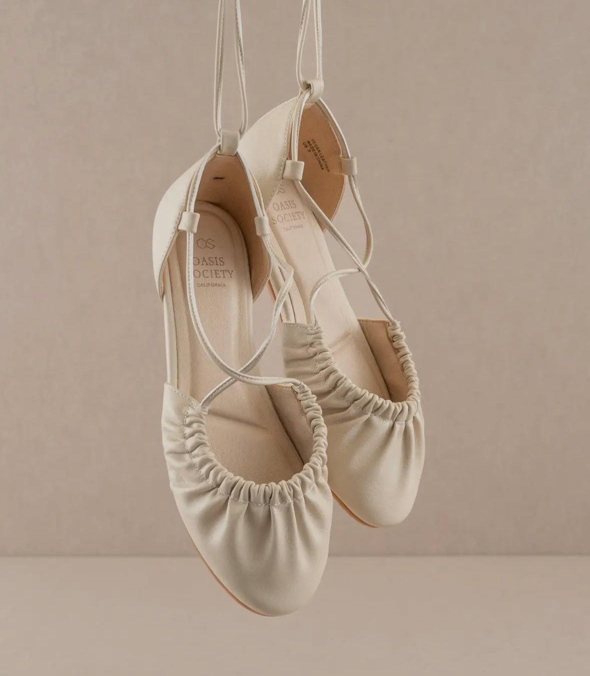 Laney Lace Up Ballet Flats