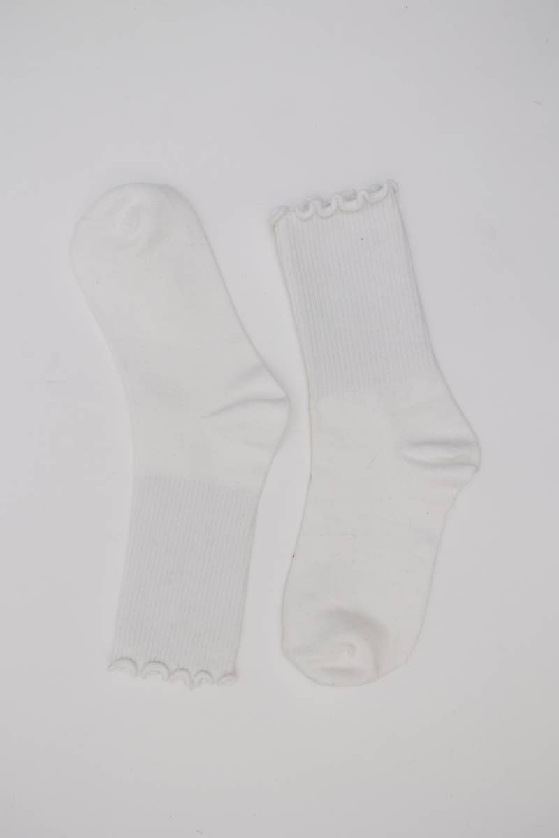 A Lettuce Edge Crew Sock