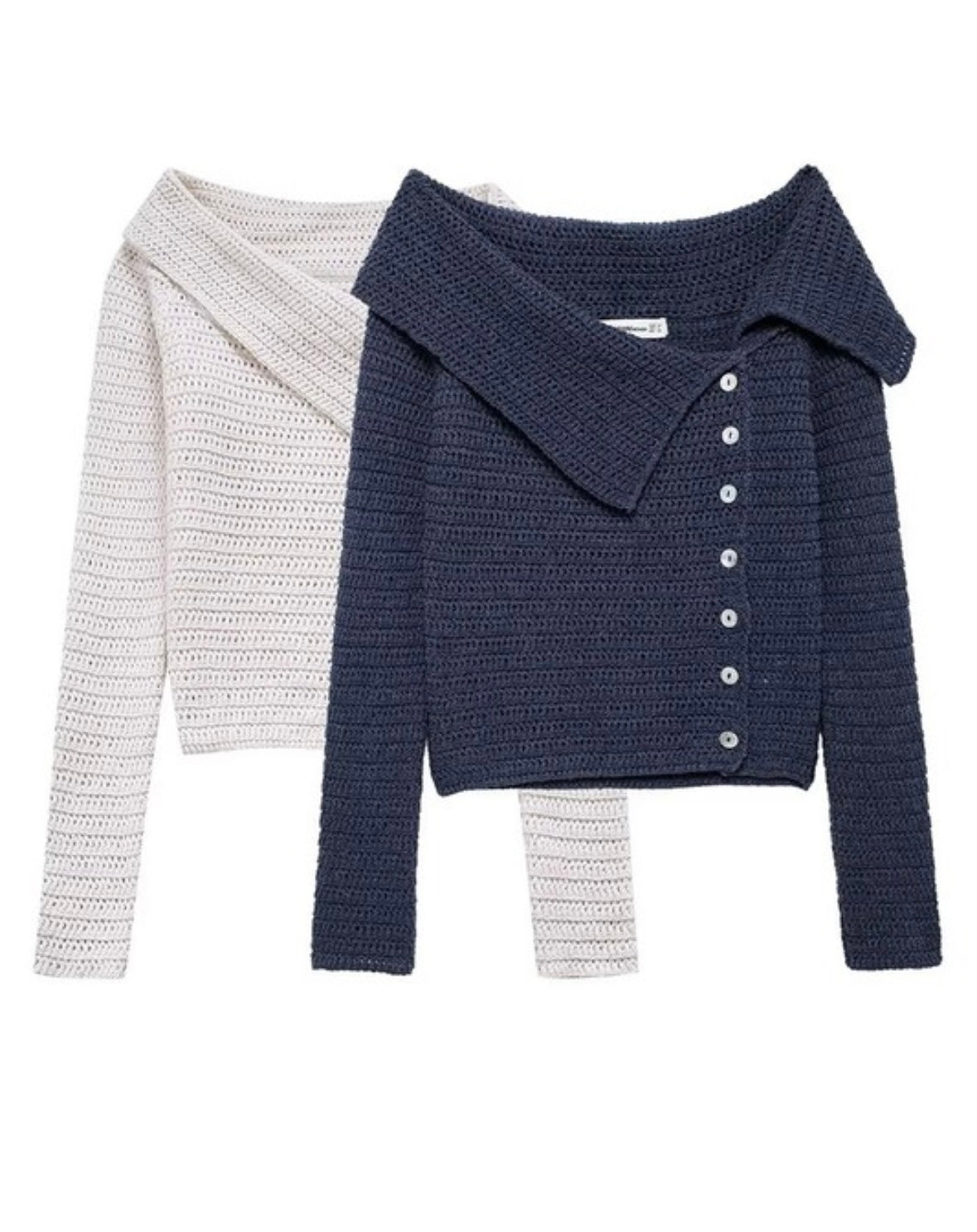 Asymmetrical Knit Cardi