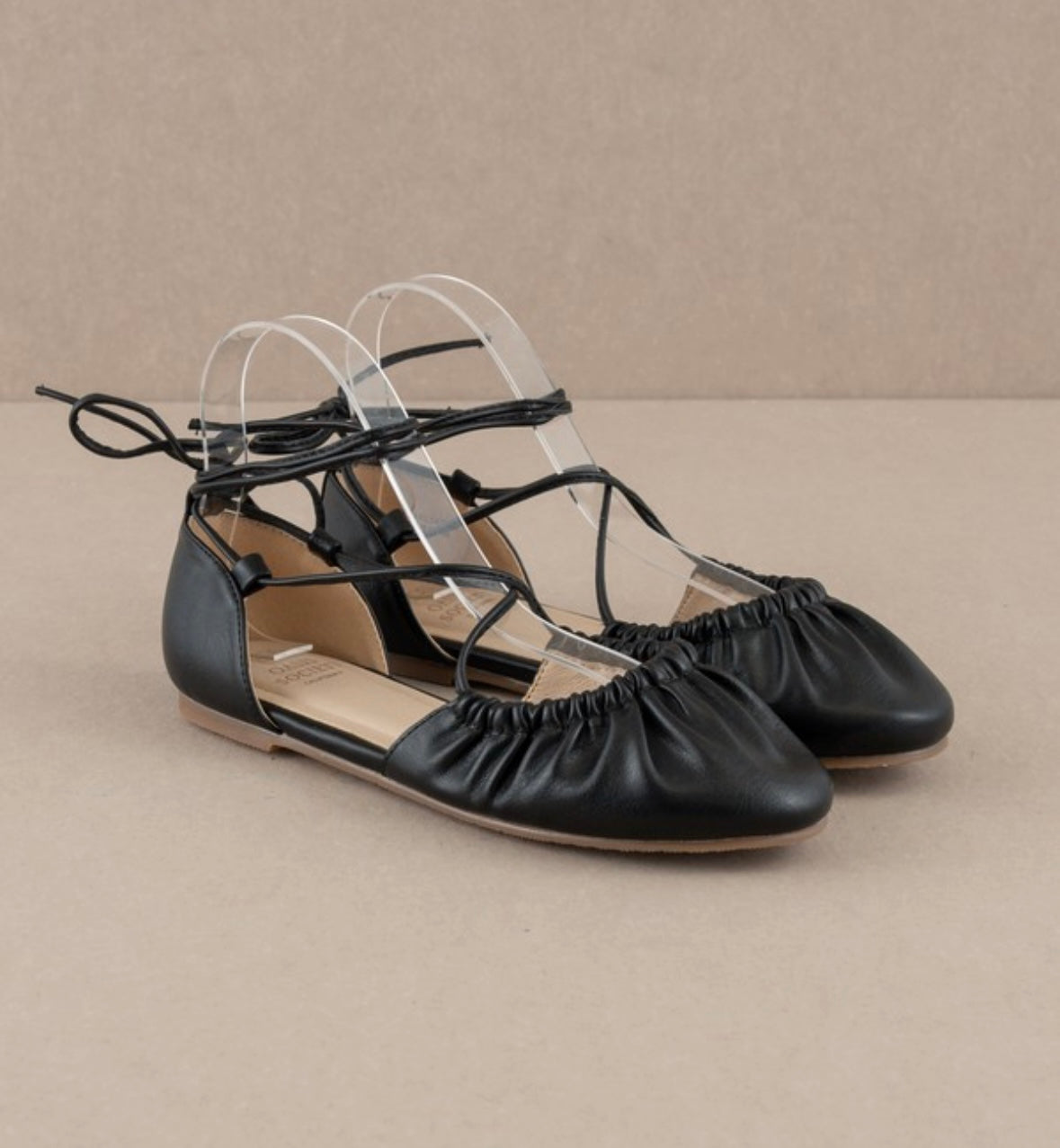 Laney Lace Up Ballet Flats