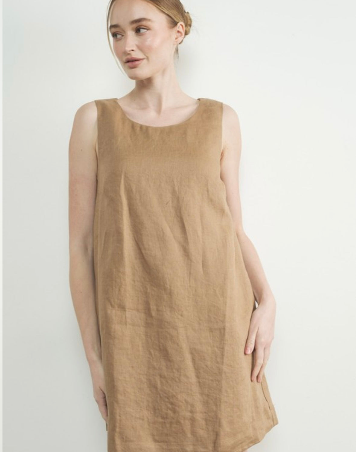 A Linen Shift Dress