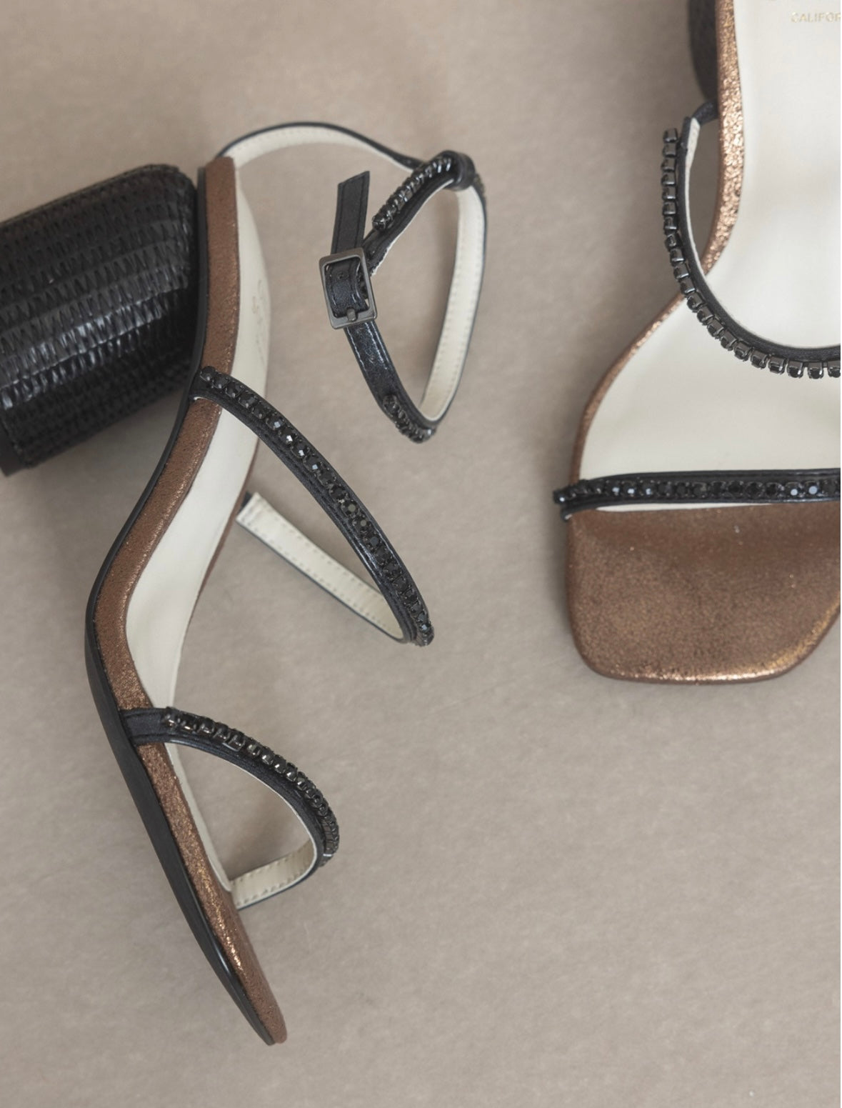 The Destiny - Studded Raffia Heel