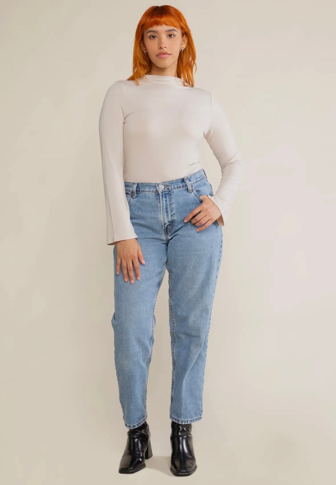 Bamboo Curvy Top (USA MADE TO ORDER)