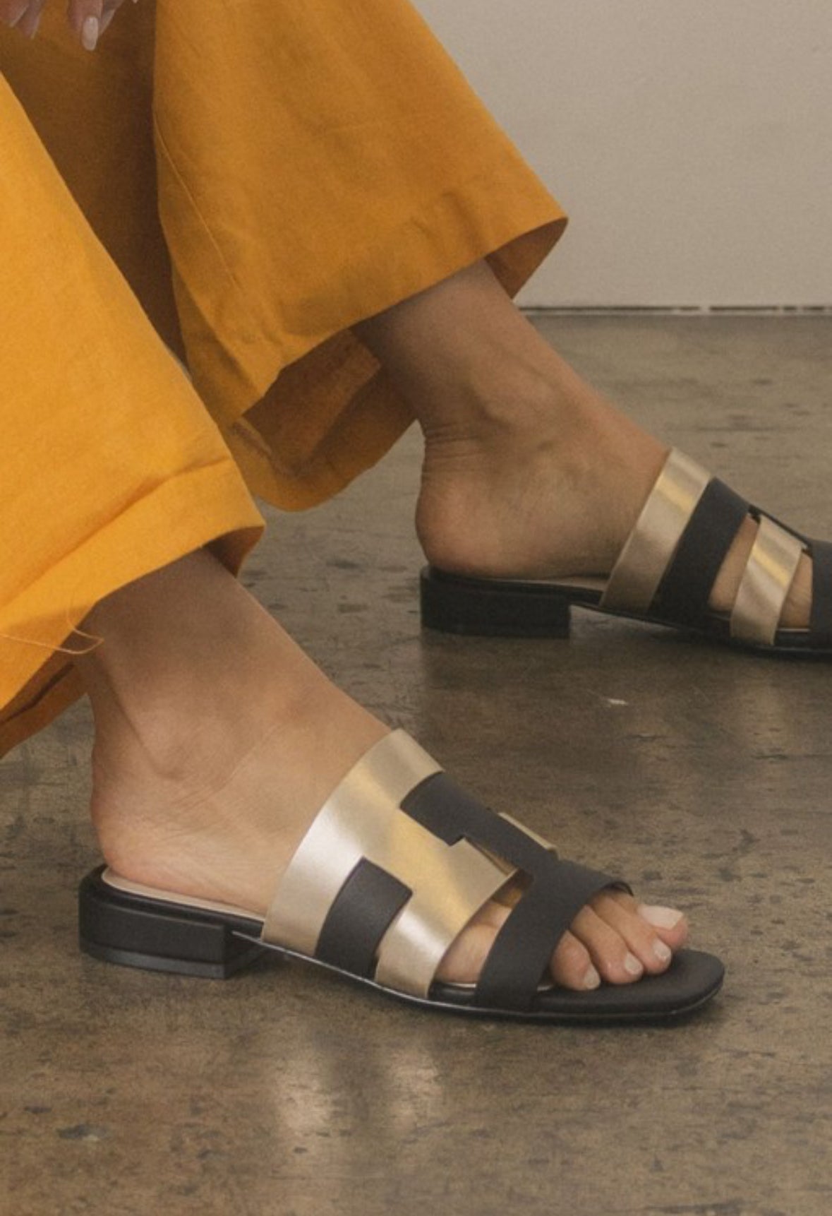 Parker Architectural Flat Sandal