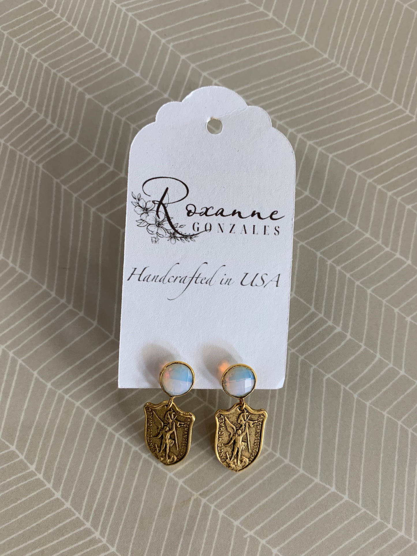 Local Artisan Lana St. Michael Earrings