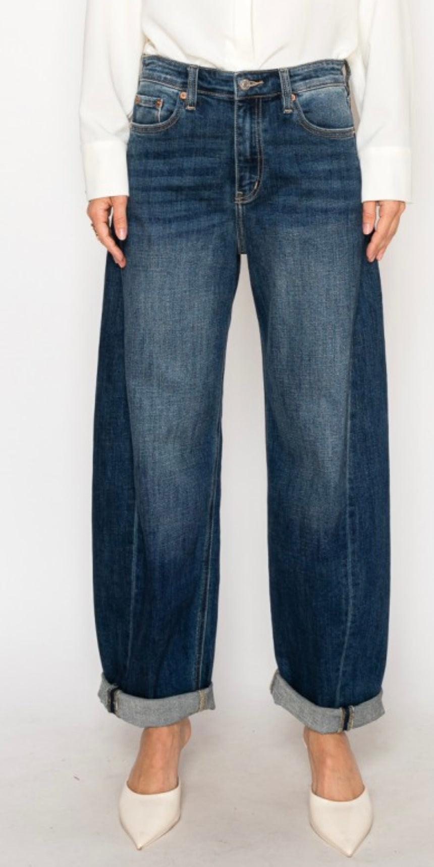 A Twisted Barrel Jean
