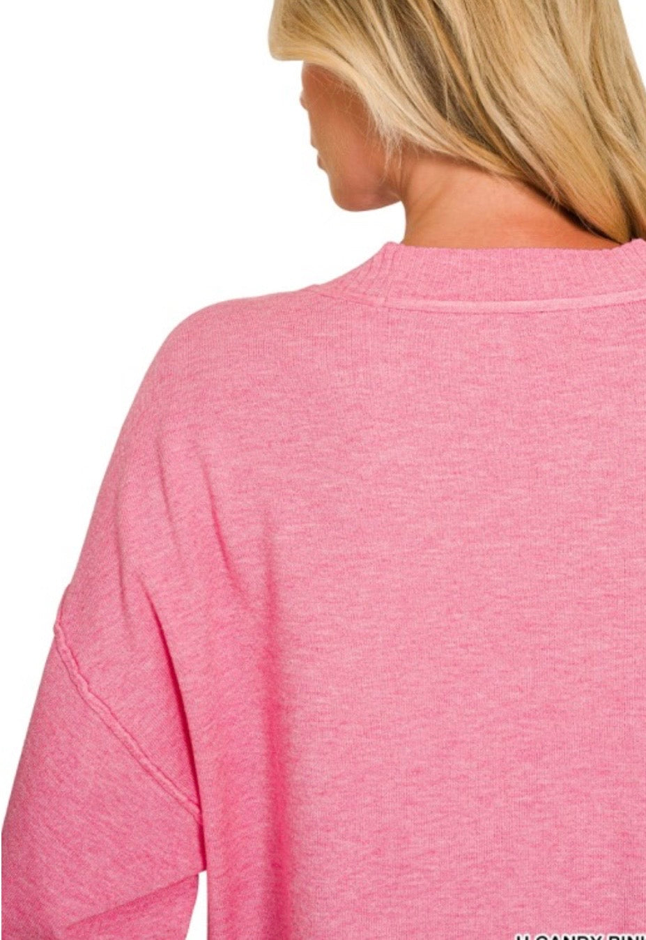 A Curvy Pink Cardi