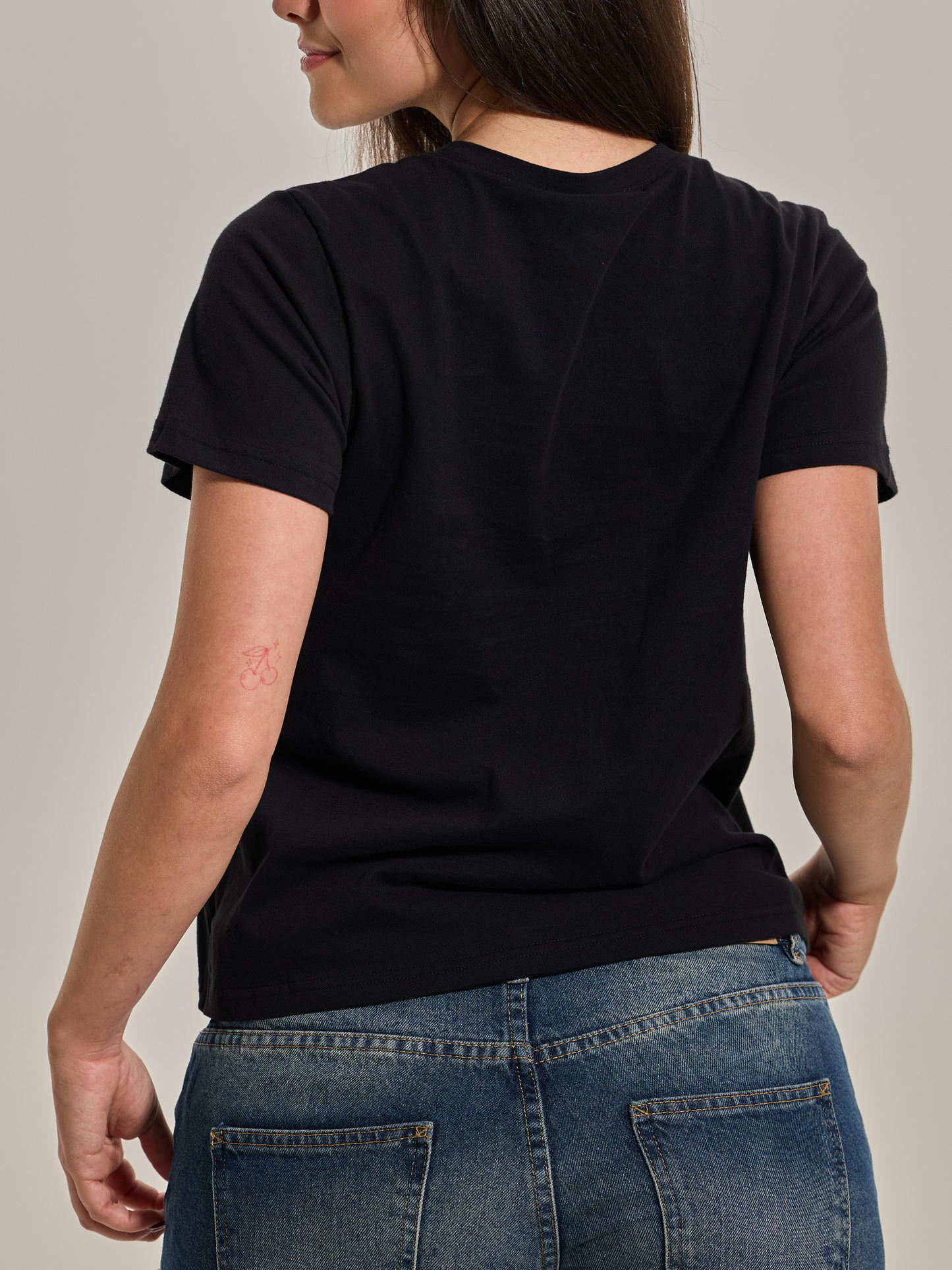 A 100% Cotton Bra Tee LOL White M