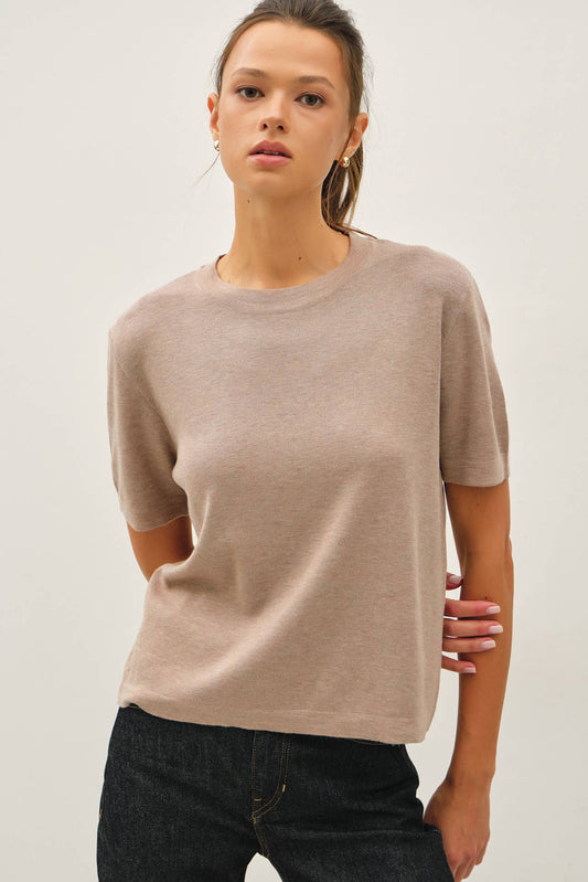 A CASHMERE BLENDED TEE