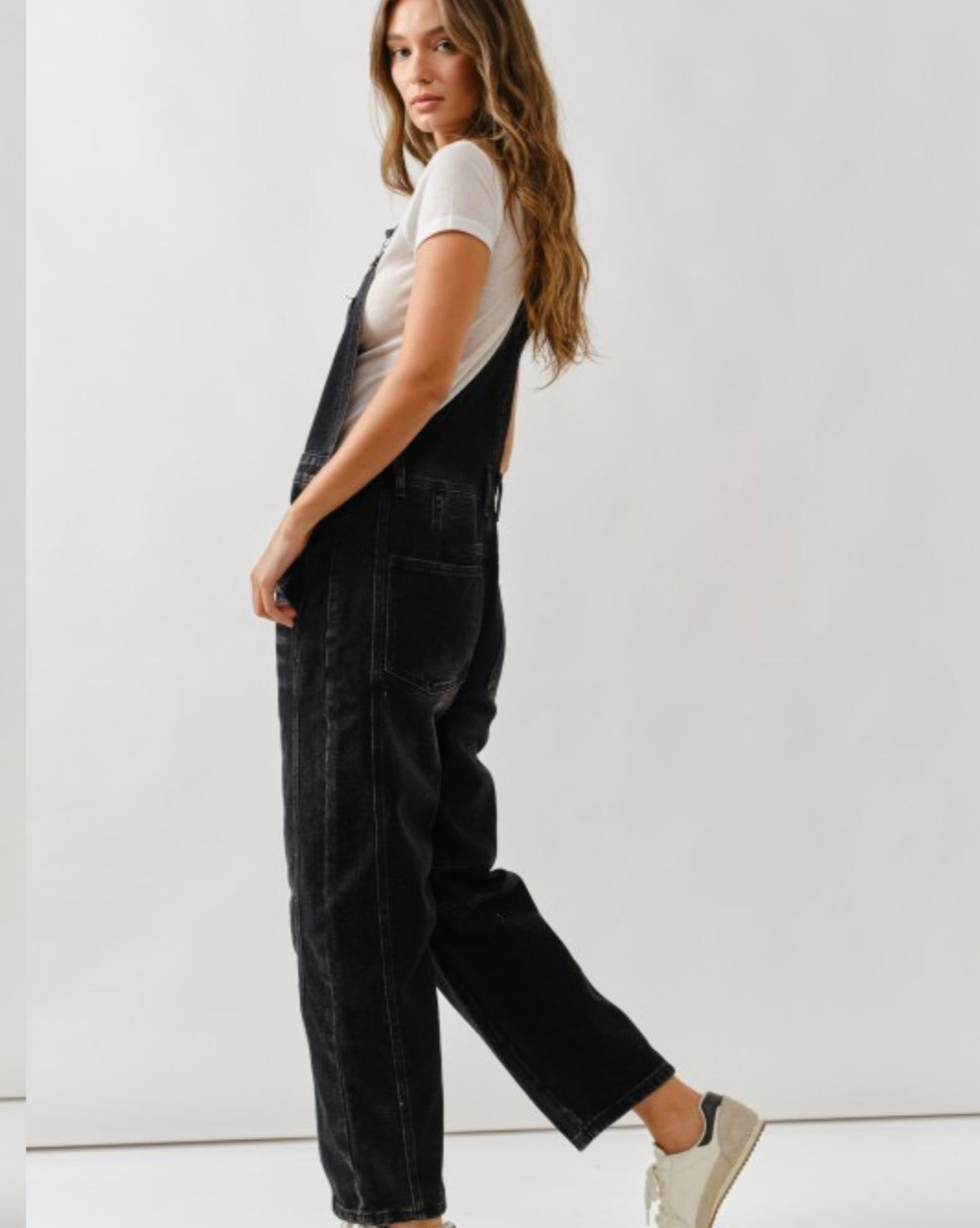 A Denim Barrel Overall