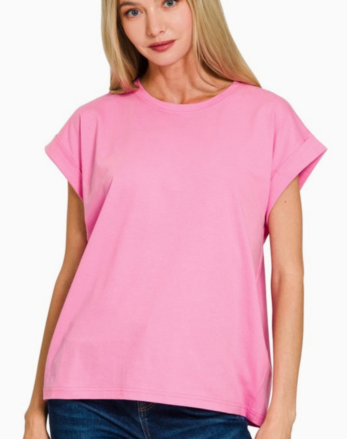 A Folded Sleeve Tank (+ CURVY)