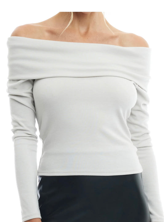 An Elevated Off the Shoulder Top LBLC