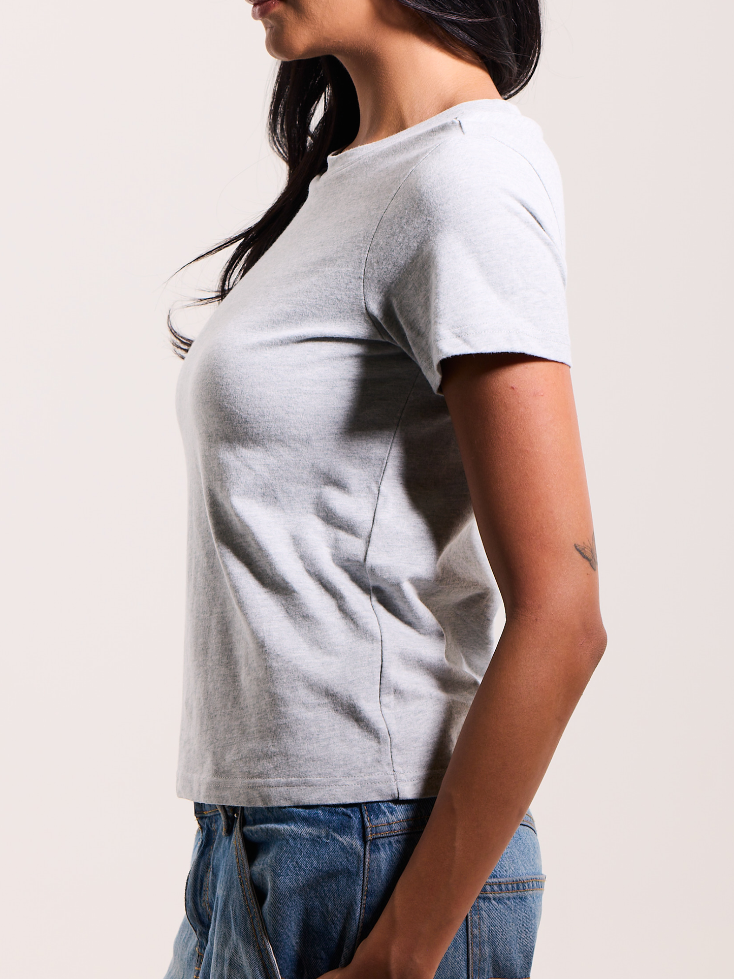 A 100% Cotton Full Length Bra Tee