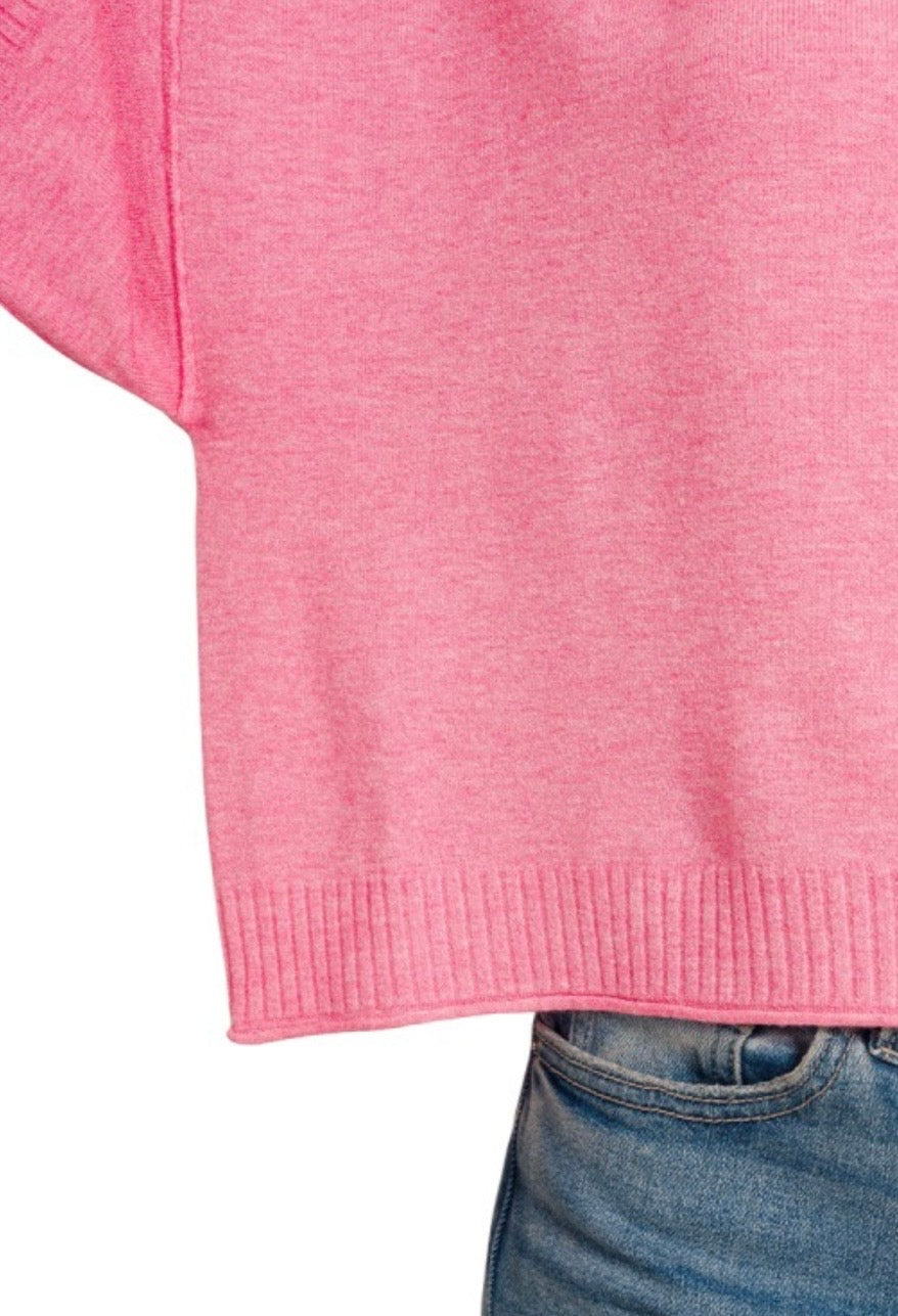 A Curvy Pink Cardi