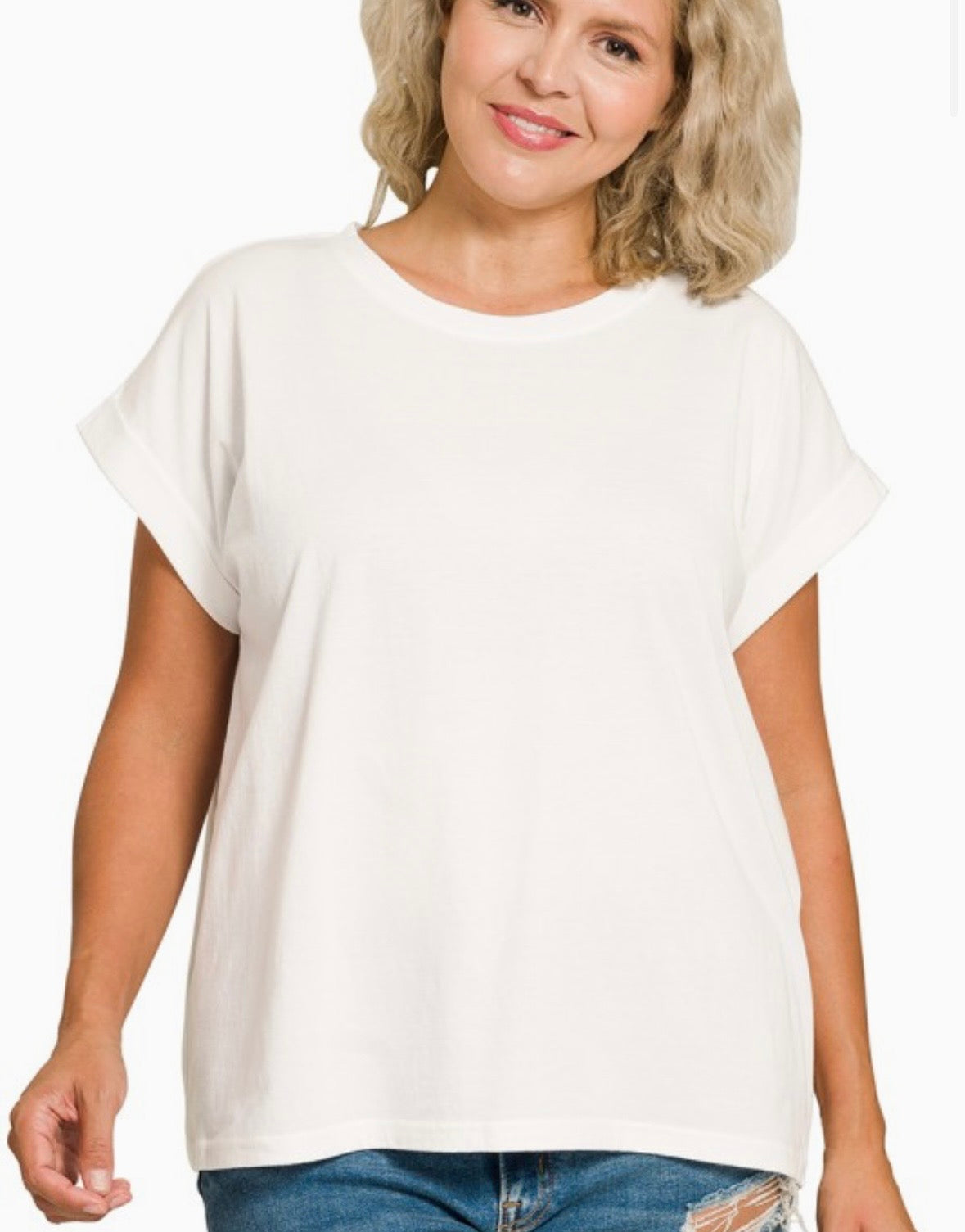 A Folded Sleeve Tank (+ CURVY)