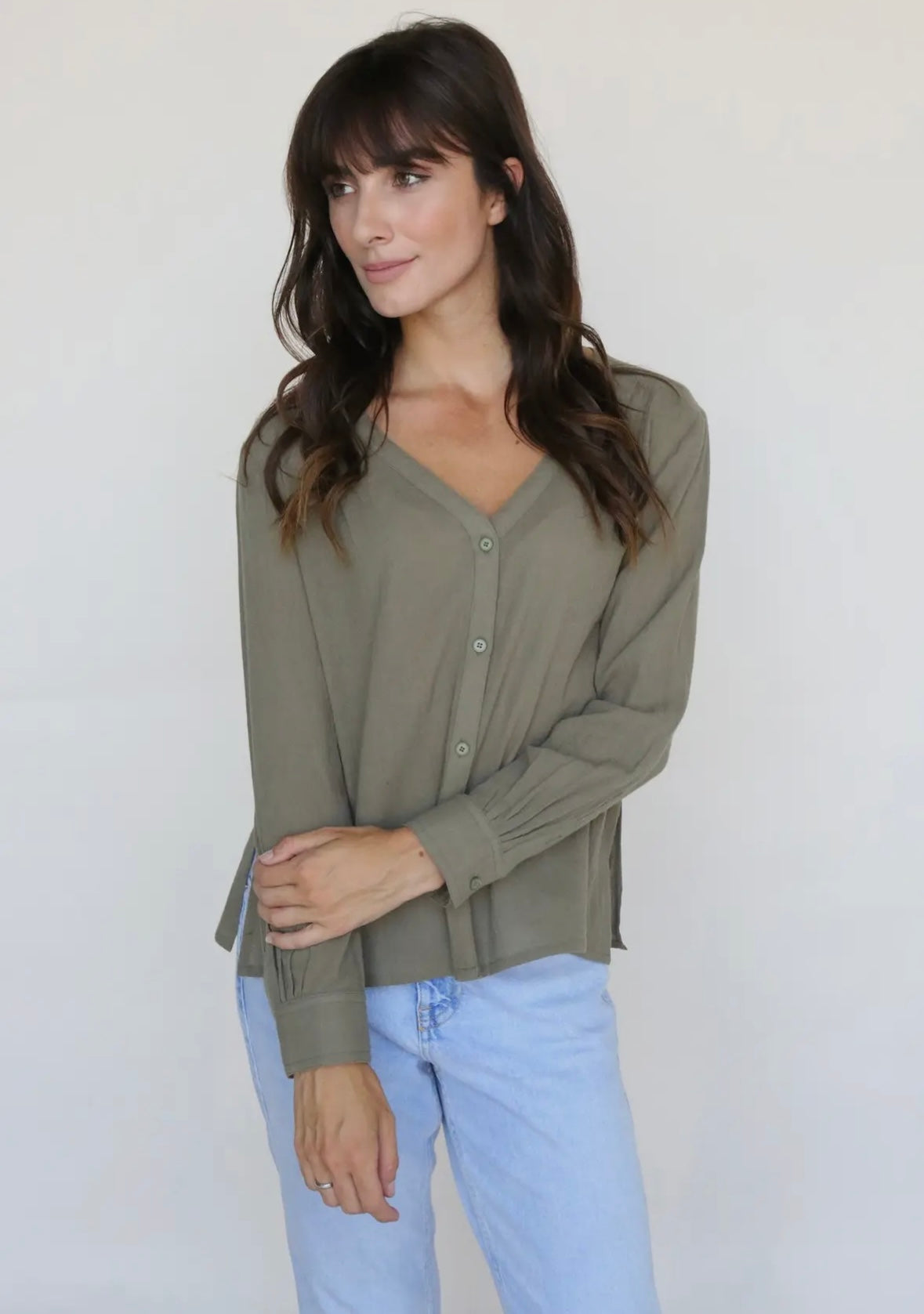 A Neutral Button Up