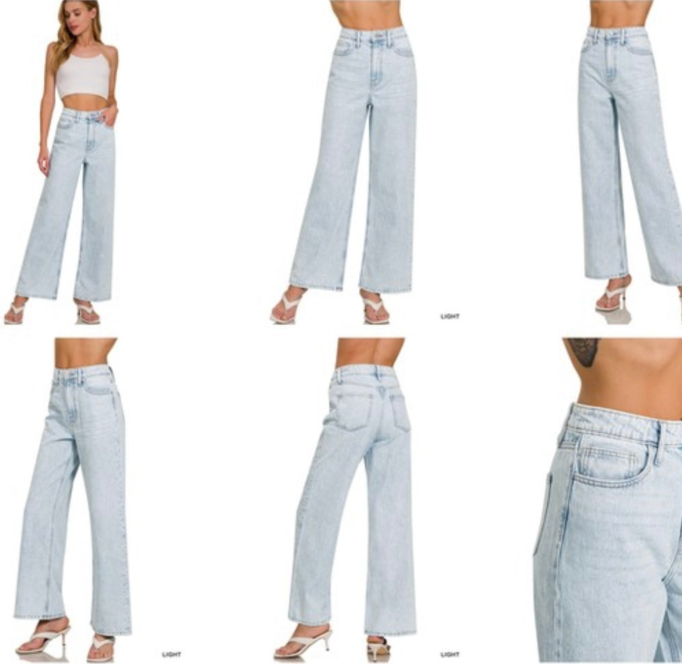 Fall Wide-leg Denim LOL 30