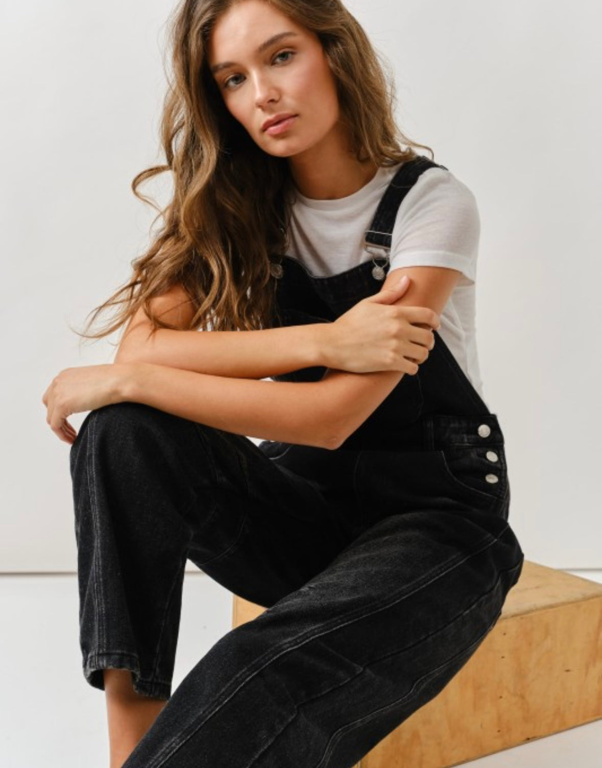 A Denim Barrel Overall