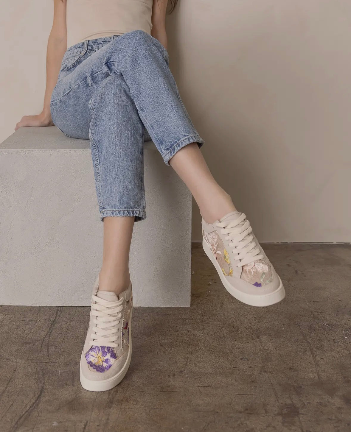 A Floral Sneaker