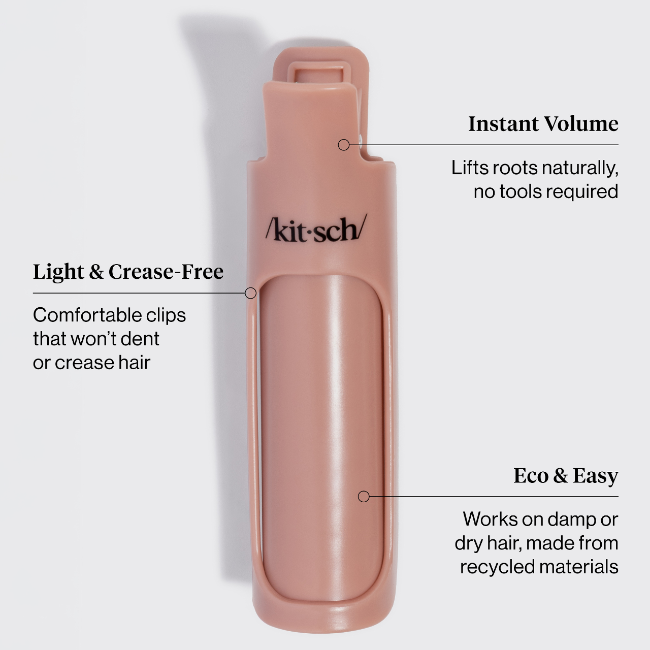 A Volumizing Hair Clip in Terracotta LOL