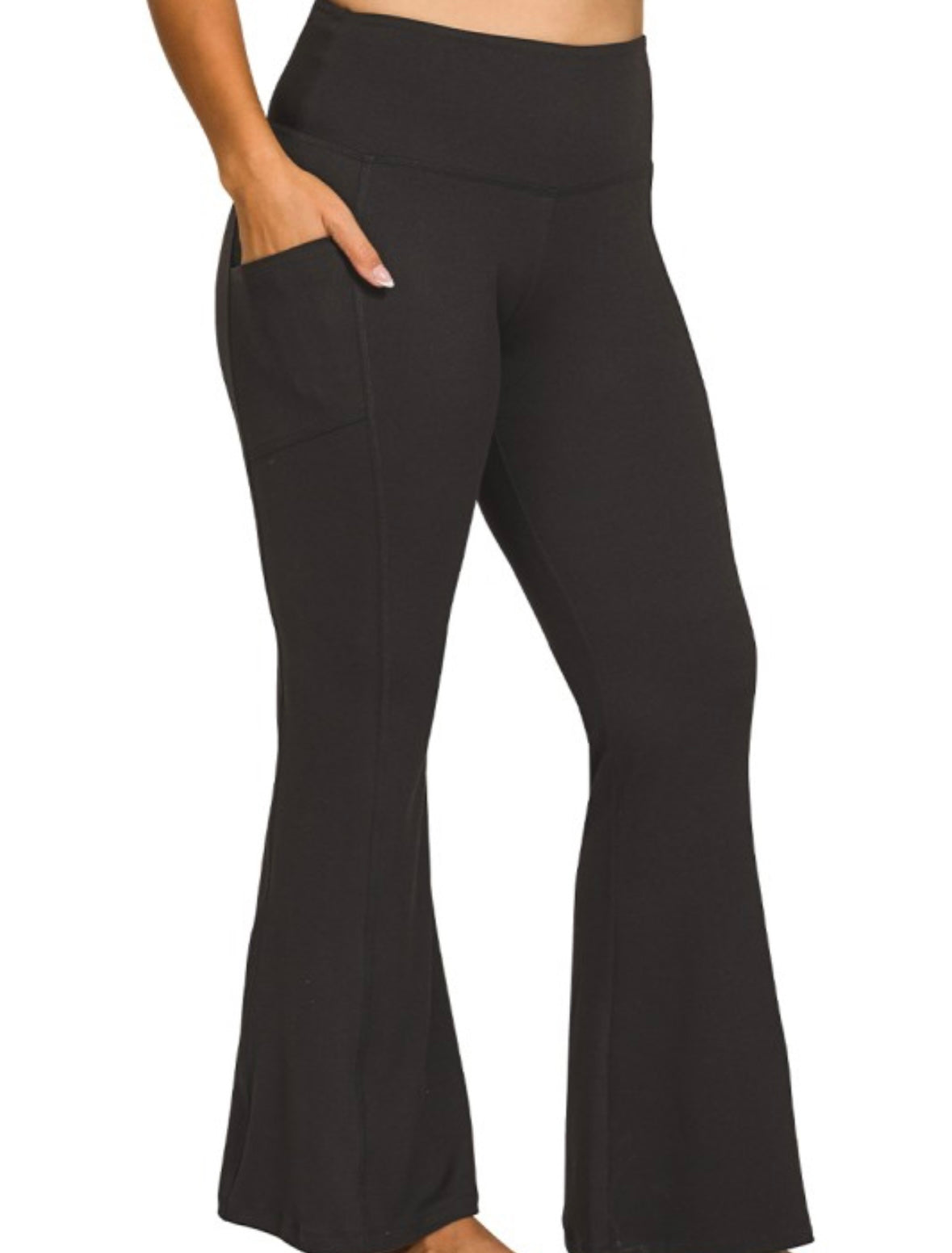 A CURVY Flared Athletic Pant LOL 1X