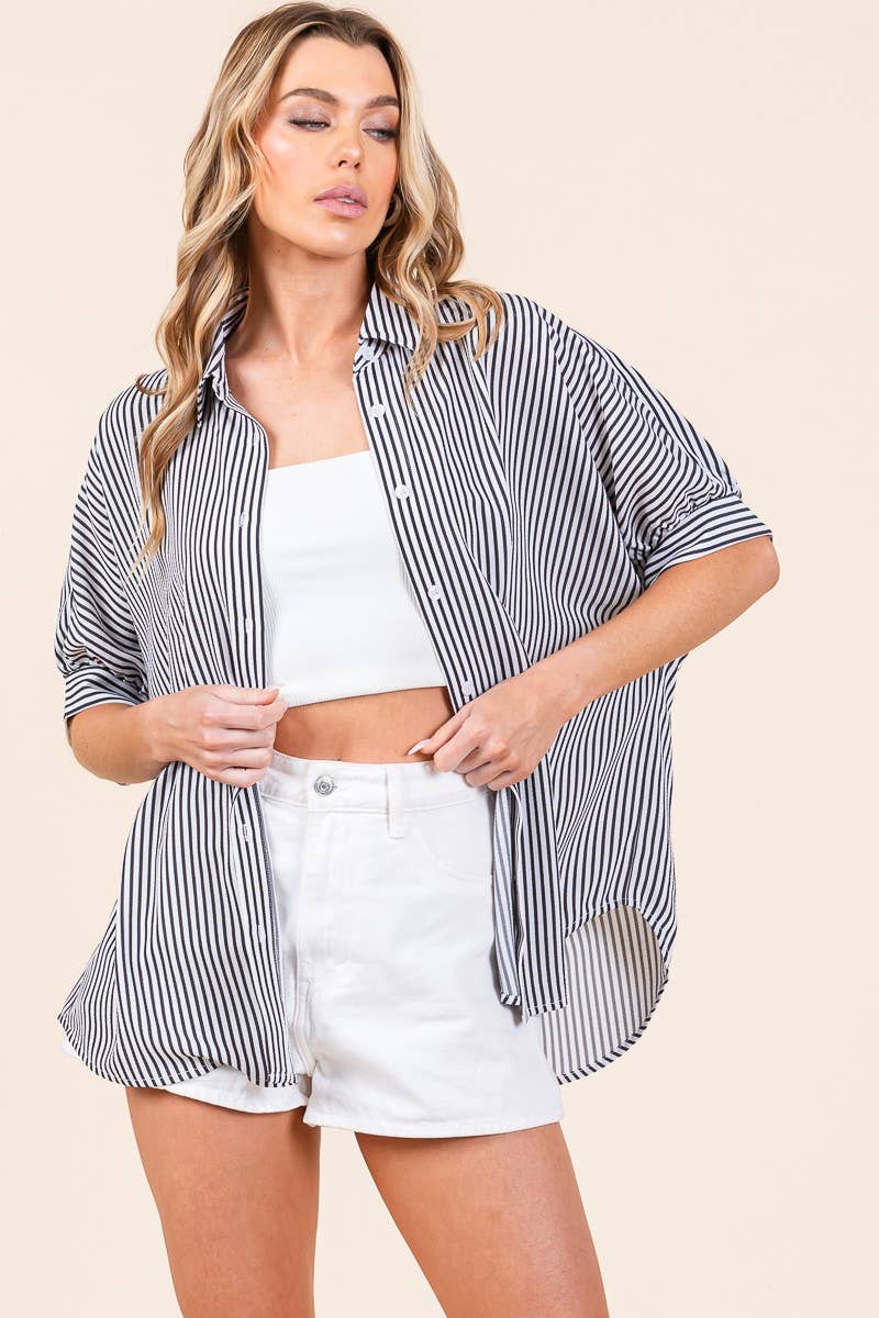 A Curvy Button Down LOL M