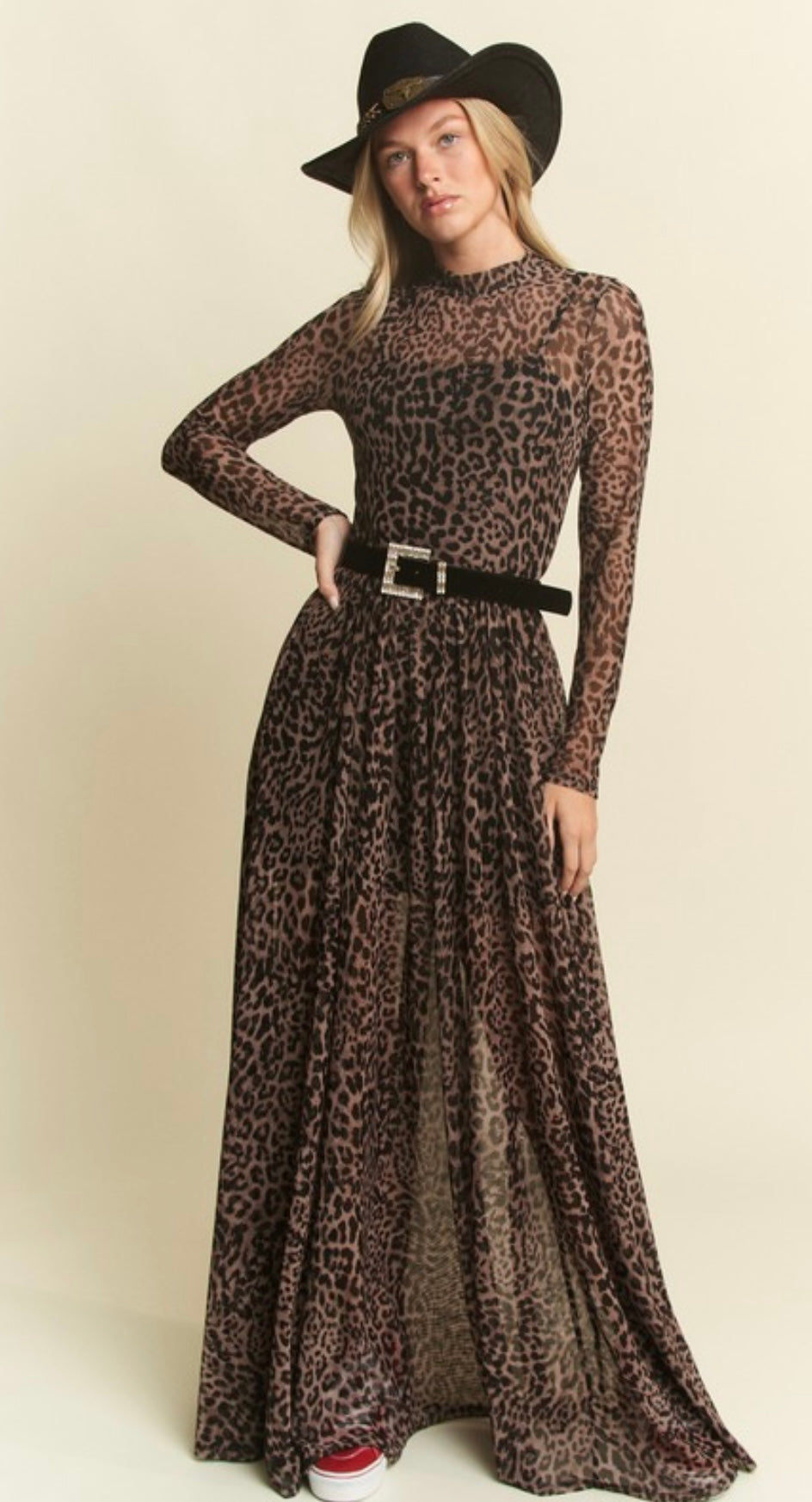 LOL Animal Print Maxi Dress (CURVY)