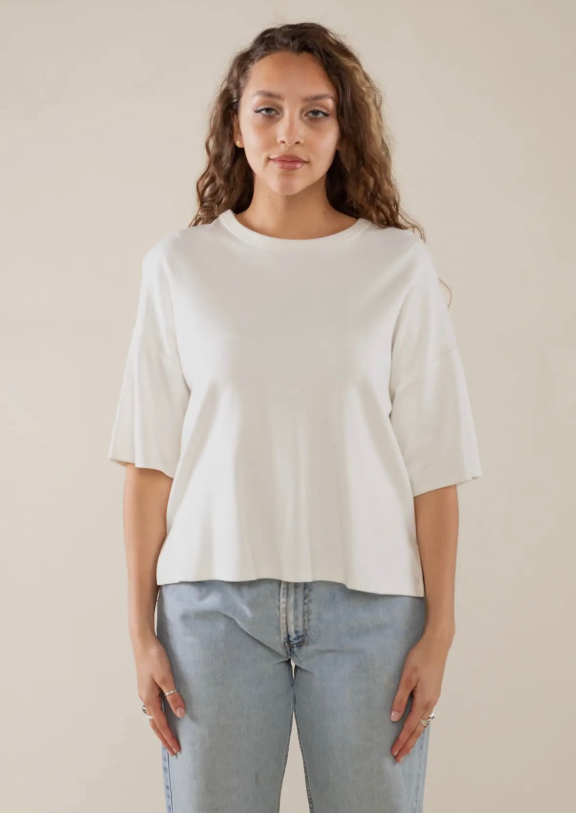 A Curvy Box Tee USA Made