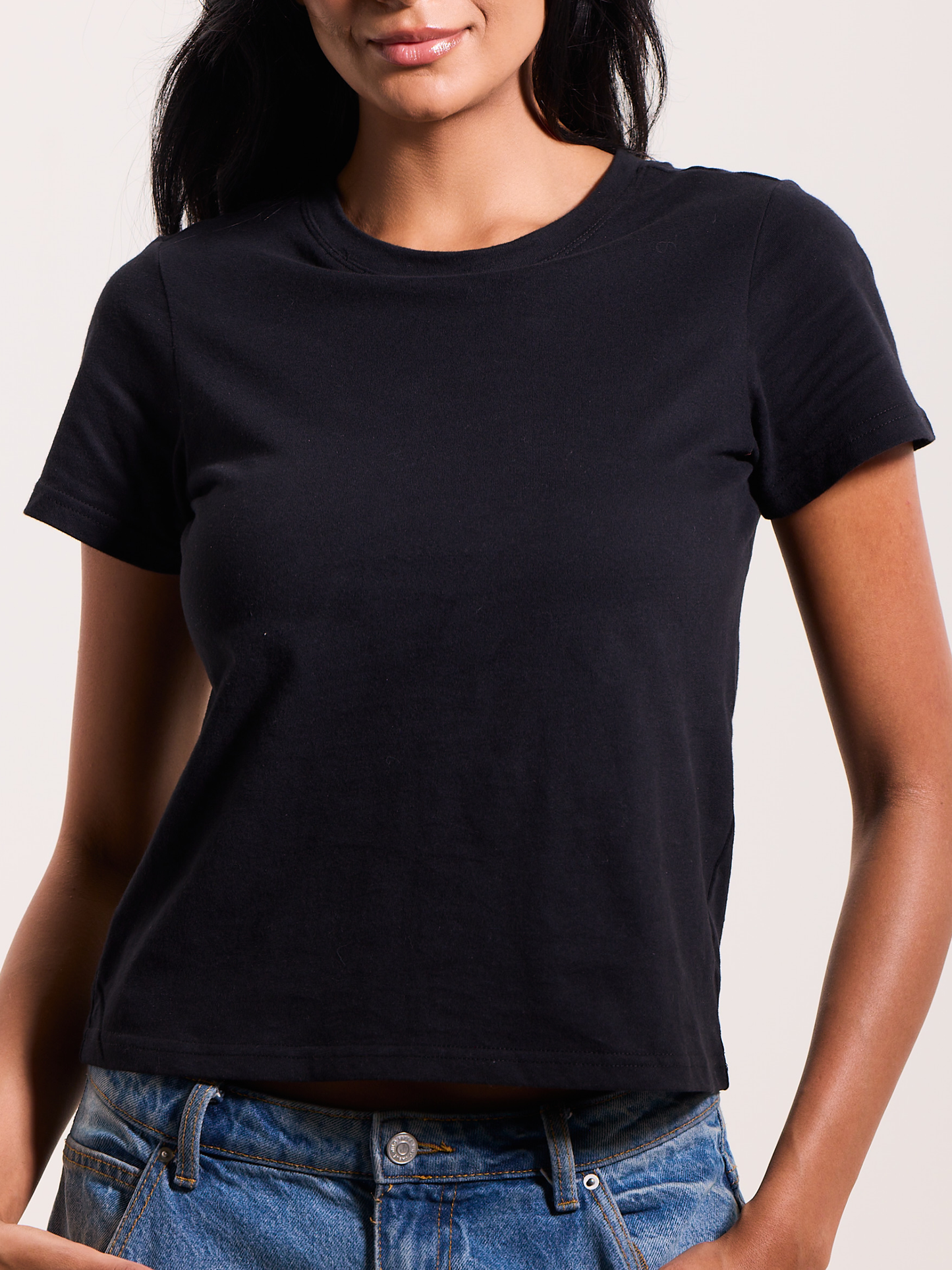 A 100% Cotton Full Length Bra Tee