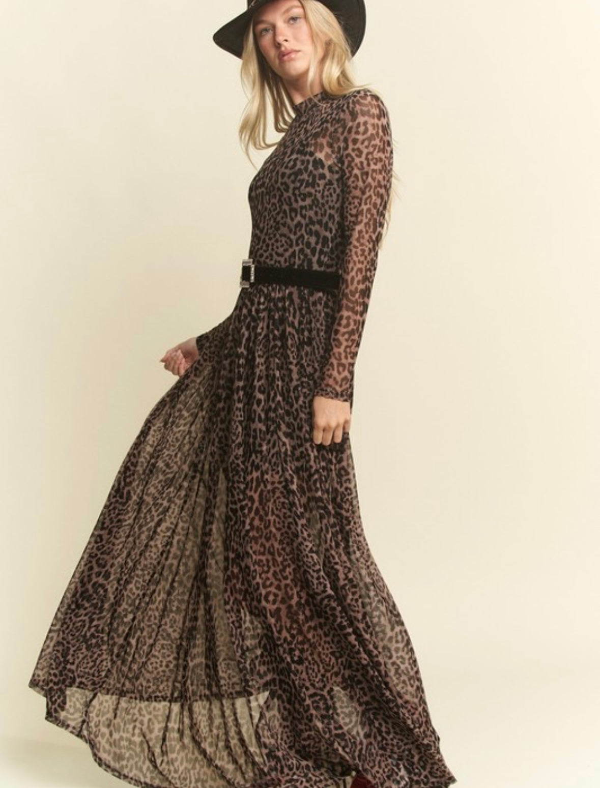 LOL Animal Print Maxi Dress (CURVY)