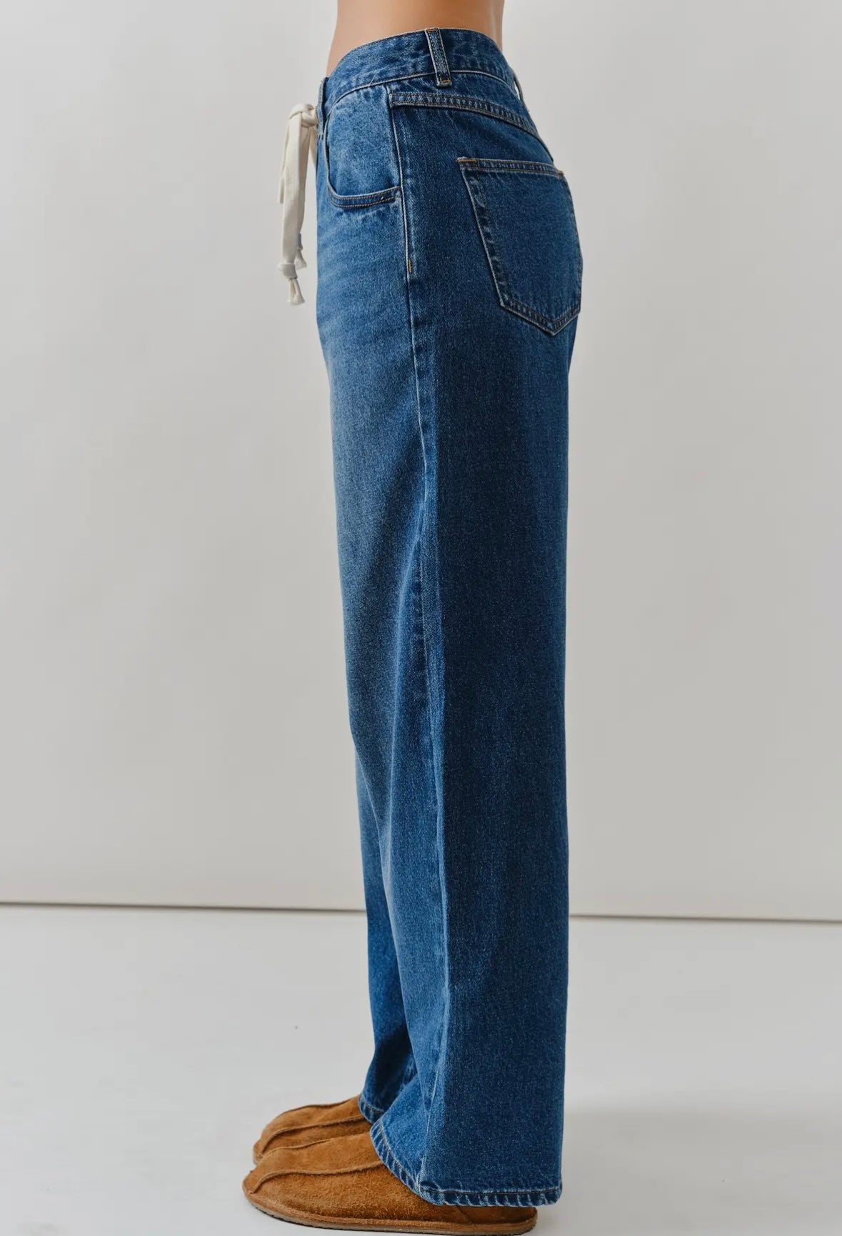 A Drawstring Denim
