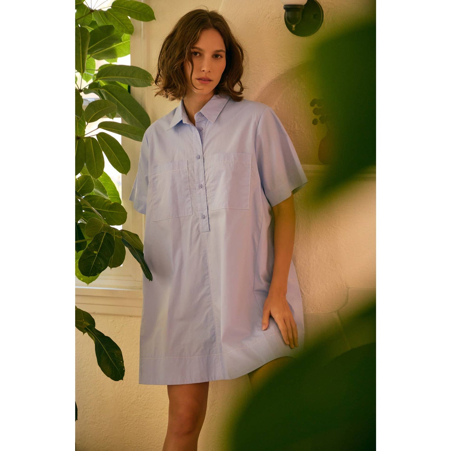 A-LINE SHIRT DRESS